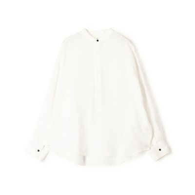 TOMORROWLAND .B (Women)/トゥモローランド ビー ＴＯＭＯＲＲＯＷＬＡＮＤ　．Ｂ　ロイヤルラミー　スタンドカラーシャツ
