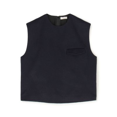 ＜TOMORROWLAND .B (Women)＞ＴＯＭＯＲＲＯＷＬＡＮＤ　．Ｂ　ウールカシミヤライトビーバー　プルオーバージレ