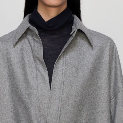 ウールフラノ プルオーバーシャツ | TOMORROWLAND .B (Women