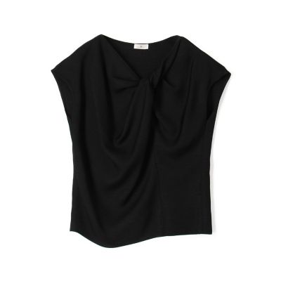 ＜TOMORROWLAND .B (Women)＞ＴＯＭＯＲＲＯＷＬＡＮＤ　．Ｂ　レーヨンスラブ　アシンメトリックブラウス