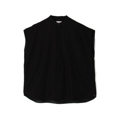 ＜TOMORROWLAND .B (Women)＞ＴＯＭＯＲＲＯＷＬＡＮＤ　．Ｂ　ボイルダブルクロス　キャップスリーブブラウス