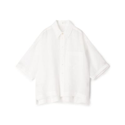 TOMORROWLAND .B (Women)/トゥモローランド ビー ＴＯＭＯＲＲＯＷＬＡＮＤ　．Ｂ　ロイヤルラミー　ハーフスリーブシャツ