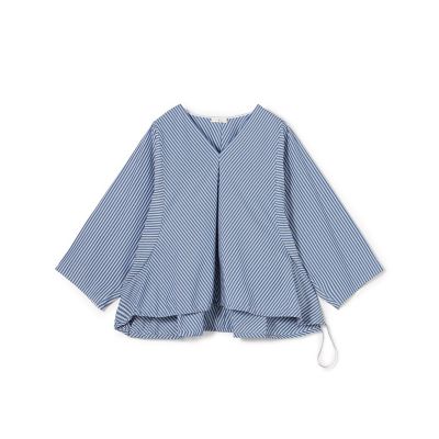 ＴＯＭＯＲＲＯＷＬＡＮＤ　．Ｂ　コットン　ワイドプルオーバーブラウス
