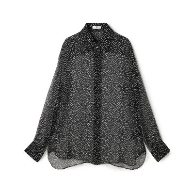 ＜TOMORROWLAND .B (Women)＞シルク楊柳　レギュラーカラーシャツ