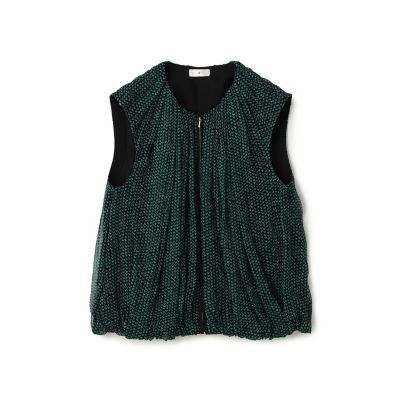 ＜TOMORROWLAND .B (Women)＞シルク楊柳　２－ｗａｙノースリーブブラウス