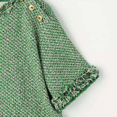 GREEN TWEED ハーフスリーブプルオーバー | TOMORROWLAND .B