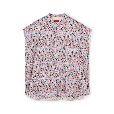 ＜TOMORROWLAND .B (Women)＞【店舗限定】シルク　プチフラワープリント　ノースリーブシャツ