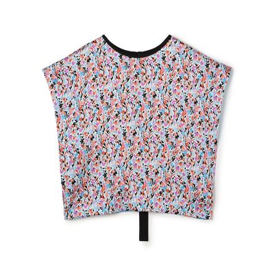 ＜TOMORROWLAND .B (Women)＞【店舗限定】シルク　プチフラワープリント　バックボウシャツ