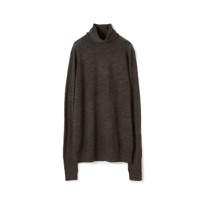 【新品未使用】TOMORROWLAND タートルネックXSブラック エクストラファインウール タートルネックプルオーバー （ニット