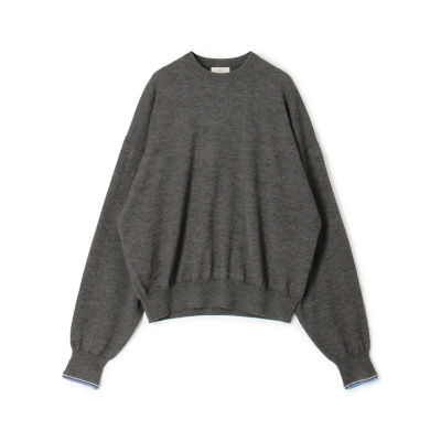 ＜TOMORROWLAND .B (Women)＞カシミヤ　クロシェポイント　クルーネックプルオーバー