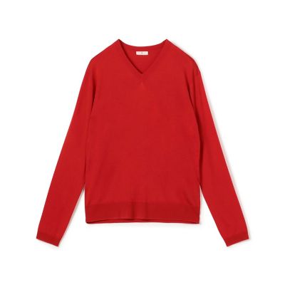TOMORROWLAND .B (Women)/トゥモローランド ビー ＴＯＭＯＲＲＯＷＬＡＮＤ　．Ｂ　ウォッシャブルシルク　Ｖネックプルオーバー