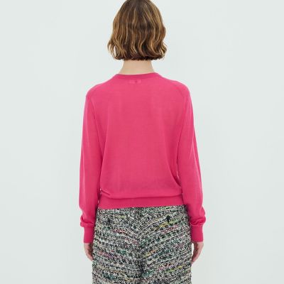 GABRIELLEPECO カシミヤ100 ニット　カーディガン ピンク　原宿 GABRIELLEPECO カシミヤ100 ニット カーディガン ピンク 原宿