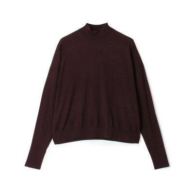 カシミヤシルク モックネックプルオーバー | TOMORROWLAND .B
