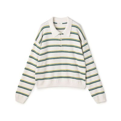 meeちゃん♪ 新品タグつき♡イエナ カラーボーダープルオーバー♡ ≪USED≫衿つきニットプルオーバー/Green Parks（グリーン パークス