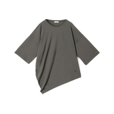 ＜TOMORROWLAND .B (Women)＞コットンレーヨン　アシンメトリックＴシャツ