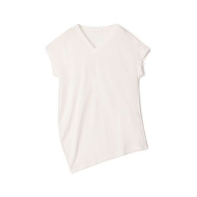 TOMORROWLAND.B (Women)/トゥモローランド ビー コットンレーヨン アシンメトリートップ 11ホワイト トップス【三越伊勢丹/公式】