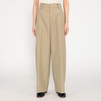 TOMORROWLAND ．B ウールシルク アジャスタブルパンツ  