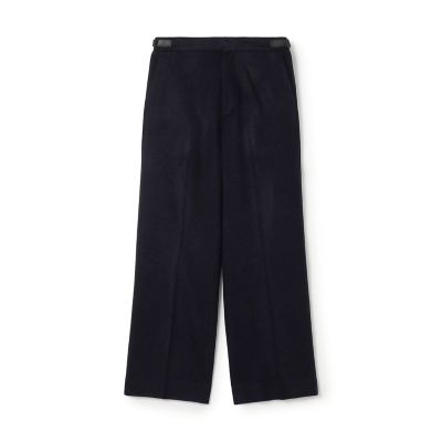 ＜TOMORROWLAND .B (Women)＞ウールカシミヤ　レザーベルトストレートパンツ