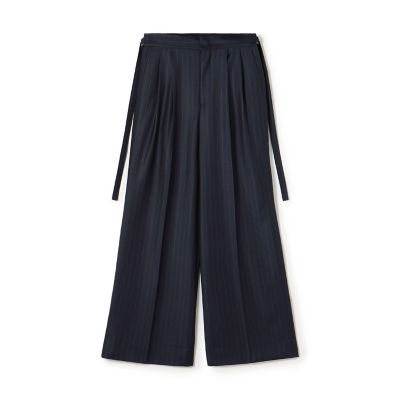 【新品】サイドボタン二枚重ねワイドパンツ　男女兼用　ブラック　C346 新品】サイドボタン二枚重ねワイドパンツ 男女兼用 ブラック