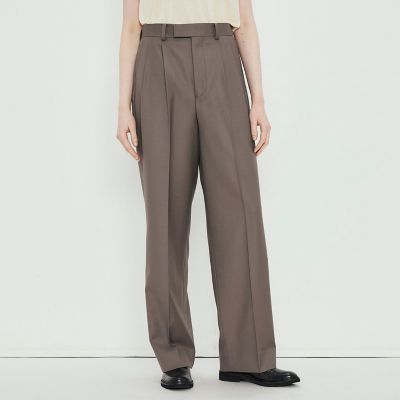 CANONICOウールトロ 2タックワイドパンツ | TOMORROWLAND .B