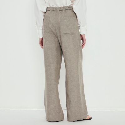 TOMORROWLAND PILGRIM リネン ベージュ ストライプ レーヨン 生地 ベーシックリネン（ストライプ） | 手芸センタードリーム公式通販