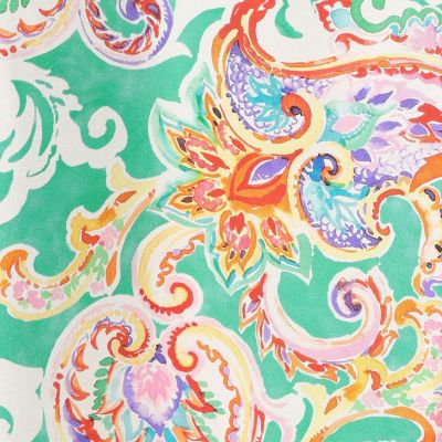 シルクツイル フラワーペイズリープリントパンツ | TOMORROWLAND .B  