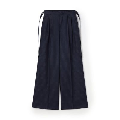 CANONICOウーステッドウール 2タックワイドパンツ