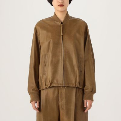 【タグ付き未使用】　トゥモローランド　本革ブルゾン アンティークレザー ブルゾン | TOMORROWLAND .B (Women