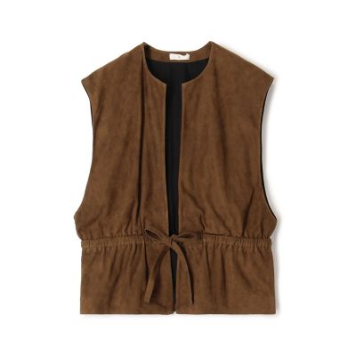 TOMORROWLAND .B (Women)/トゥモローランド ビー TOMORROWLAND .B METISスエード ショートジレ