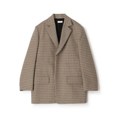 ウールガンクラブチェック テーラードジャケット | TOMORROWLAND .B