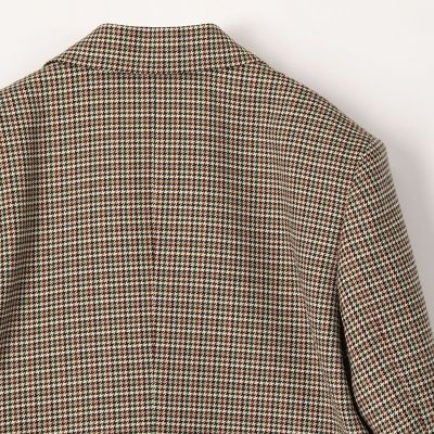 ウールガンクラブチェック テーラードジャケット | TOMORROWLAND .B