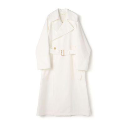 ＜TOMORROWLAND .B (Women)＞コットンカシミヤツイル　トレンチコート