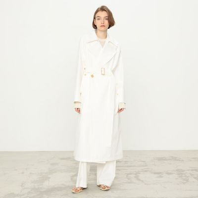 コットンカシミヤツイル トレンチコート | TOMORROWLAND .B (Women