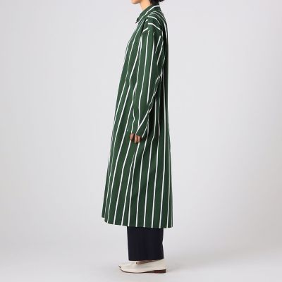 TOMORROWLAND ．B コットンストライプ ロングアウター  
