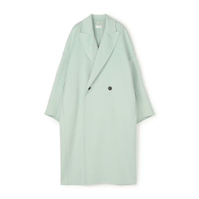 トゥモローランド カシミヤ ダブルフェイスバルカラーコート 送料無料】ウールカシミヤダブルフェイス ロングコート