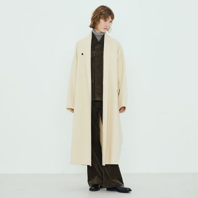 ダブルフェイス２WAYロングコート 低身長サイズあり】ダブルフェイス2WAYロングコート | La
