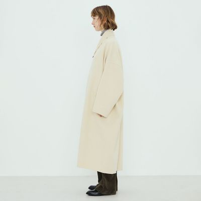 ダブルフェイス２WAYロングコート コート レディース 冬 アウター きれいめ 春秋(M〜L)モッサ風