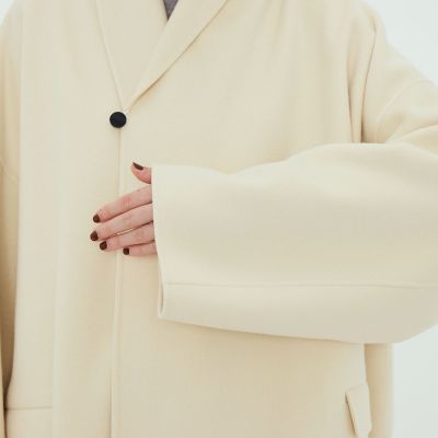 専用▼トゥモローランド ウールビーバー ビッグカラーロングコート ダブルフェイス 楽天市場】【SALE／30%OFF】ウールビーバー ビッグカラーロング