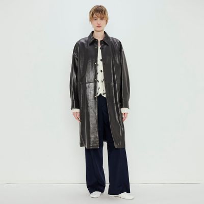 パテントレザー ステンカラーコート | TOMORROWLAND .B (Women