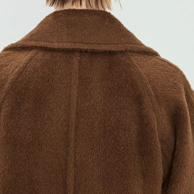 ベビーアルパカブレンド リバーボリュームピーコート | TOMORROWLAND