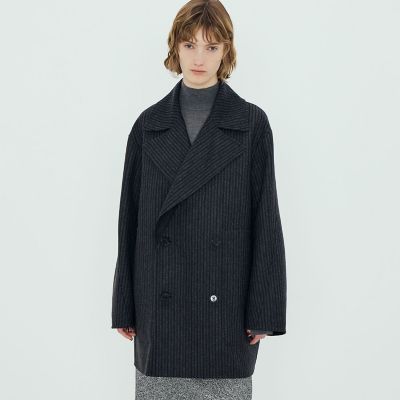 送料無料】ウールダブルフェイス ピーコート | TOMORROWLAND .B