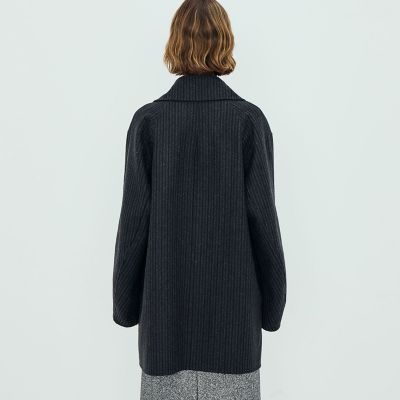 Jasmineさん専用　ENFOLD ネイビー ウール ピーコート 38 予約]ウールタッチフレアミドルコート/ネイビー – Lumier