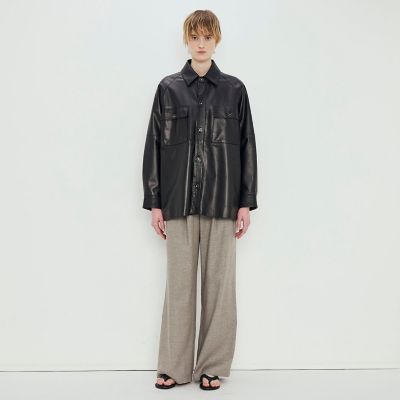 ラムレザー オーバーサイズジャケット | TOMORROWLAND .B (Women