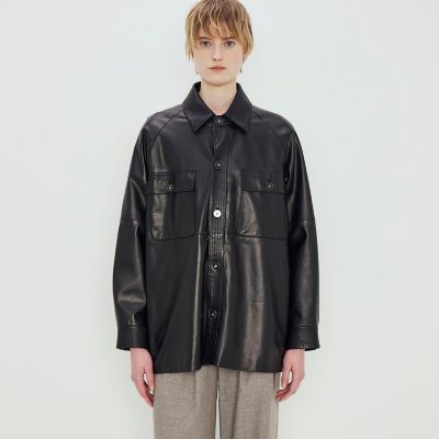 ラムレザー オーバーサイズジャケット | TOMORROWLAND .B (Women