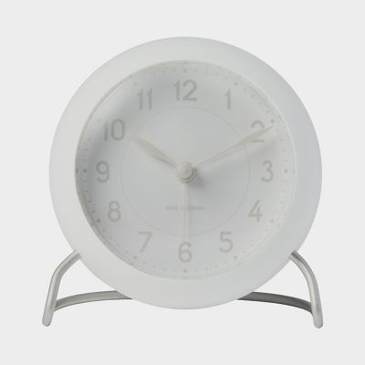 A.JACOBSEN/アルネヤコブセン クロック テーブルクロック ステーション ベルビュー(50759248) ホワイト 時計【三越伊勢丹/公式】