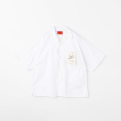 ブロークンツイル　オープンカラーシャツ