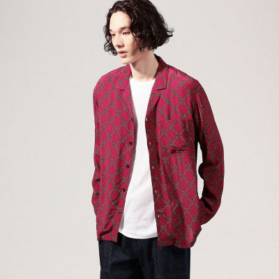 ＜TOMORROWLAND (Men)＞ＷＡＸＭＡＮ　ＢＲＯＴＨＥＲＳ　レーヨンプリント　オーバーシャツ