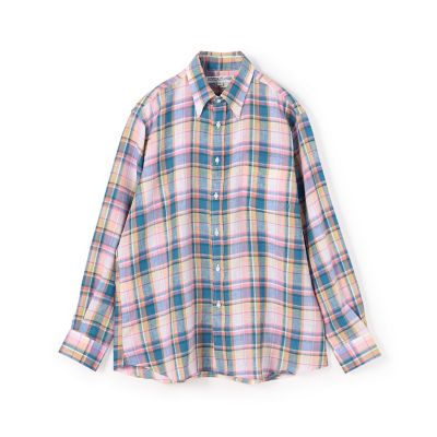 別注】ＩＮＤＩＶＩＤＵＡＬＩＺＥＤ ＳＨＩＲＴＳ リネン ボタン