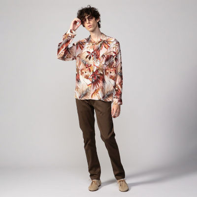 m's braque ノーカラーシャツ 別注】m's braque×TOMORROWLAND ビンテージ
