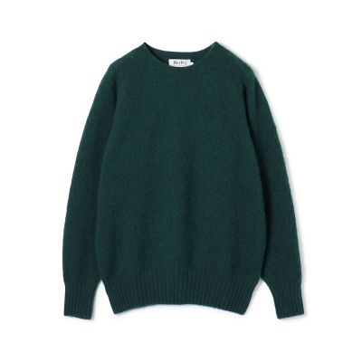別注】Harley of Scotland ウール クルーネックプル